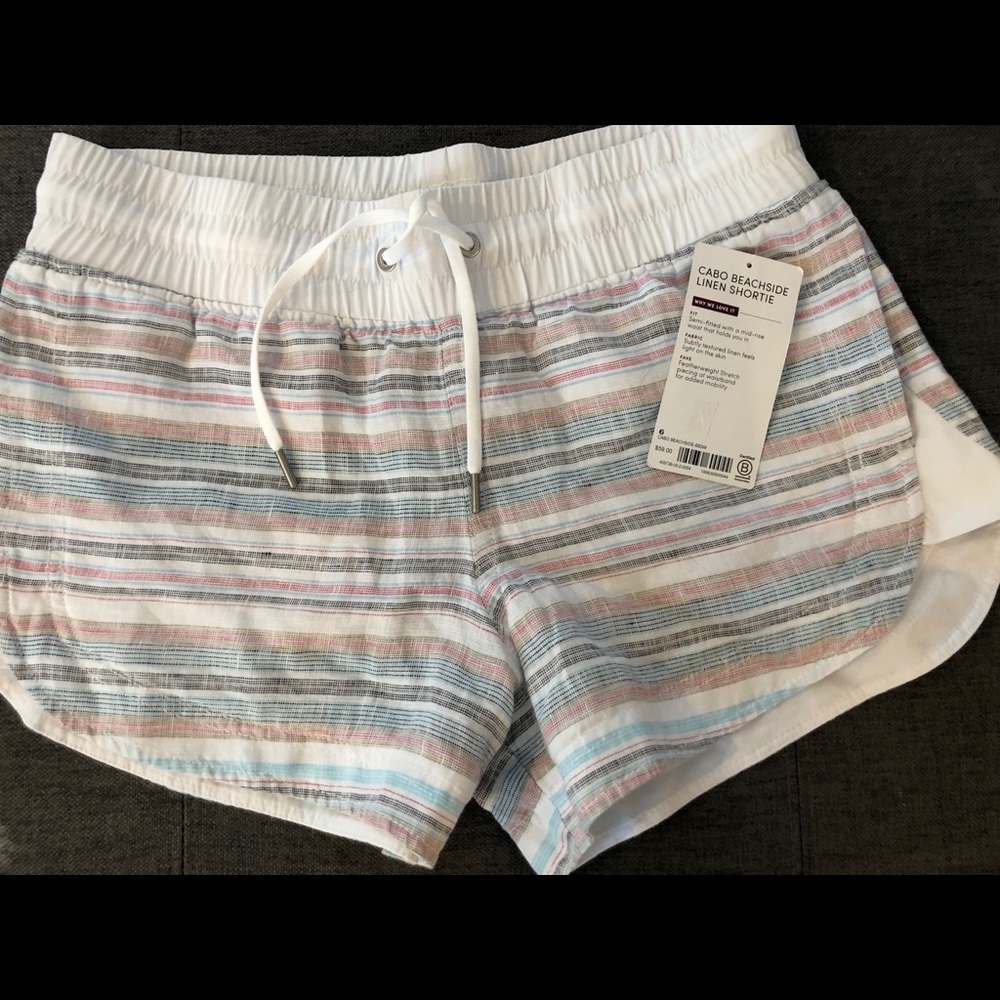 Athleta Cabo Shorts. Size 6. NWT.